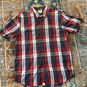 Vans Short Sleeve Button Down